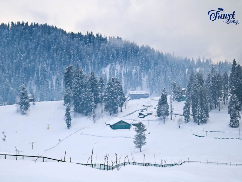 Jaw dropping scenery of Gulmarg in winter, Kashmir