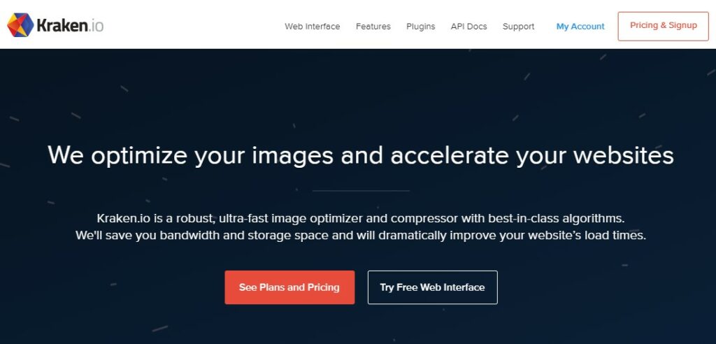 Kraken.io Image Optimization tool