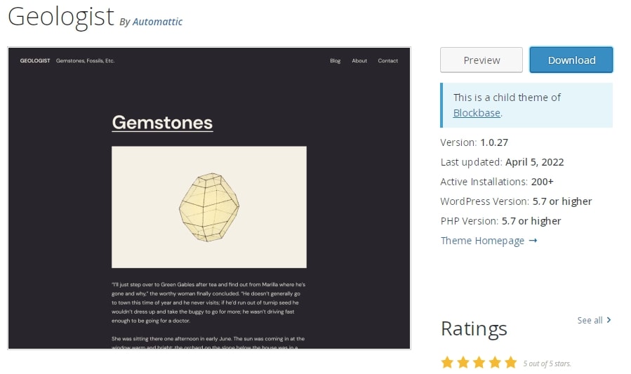 Tema de Bloques Geologist