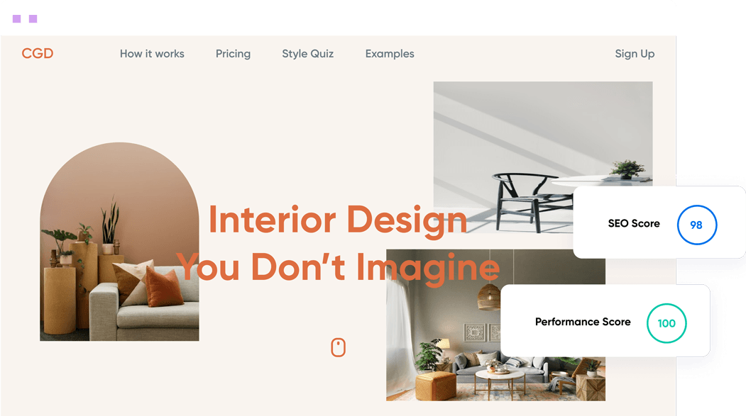 interior design website