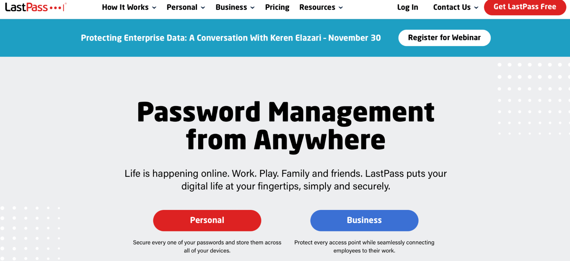 LastPass password manager