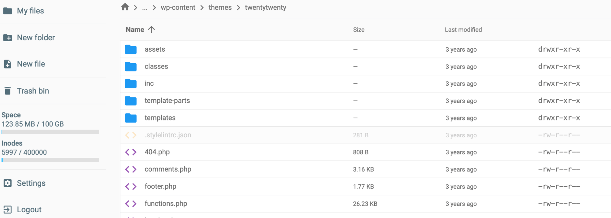 Finding the theme functions file